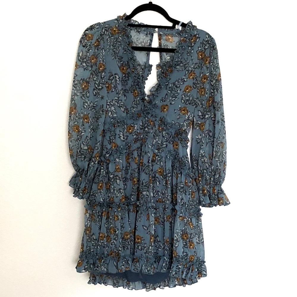 Chiffon floral dress